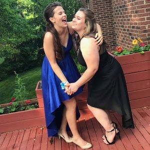 Macy’s Black / Mesh Hi-Low dress